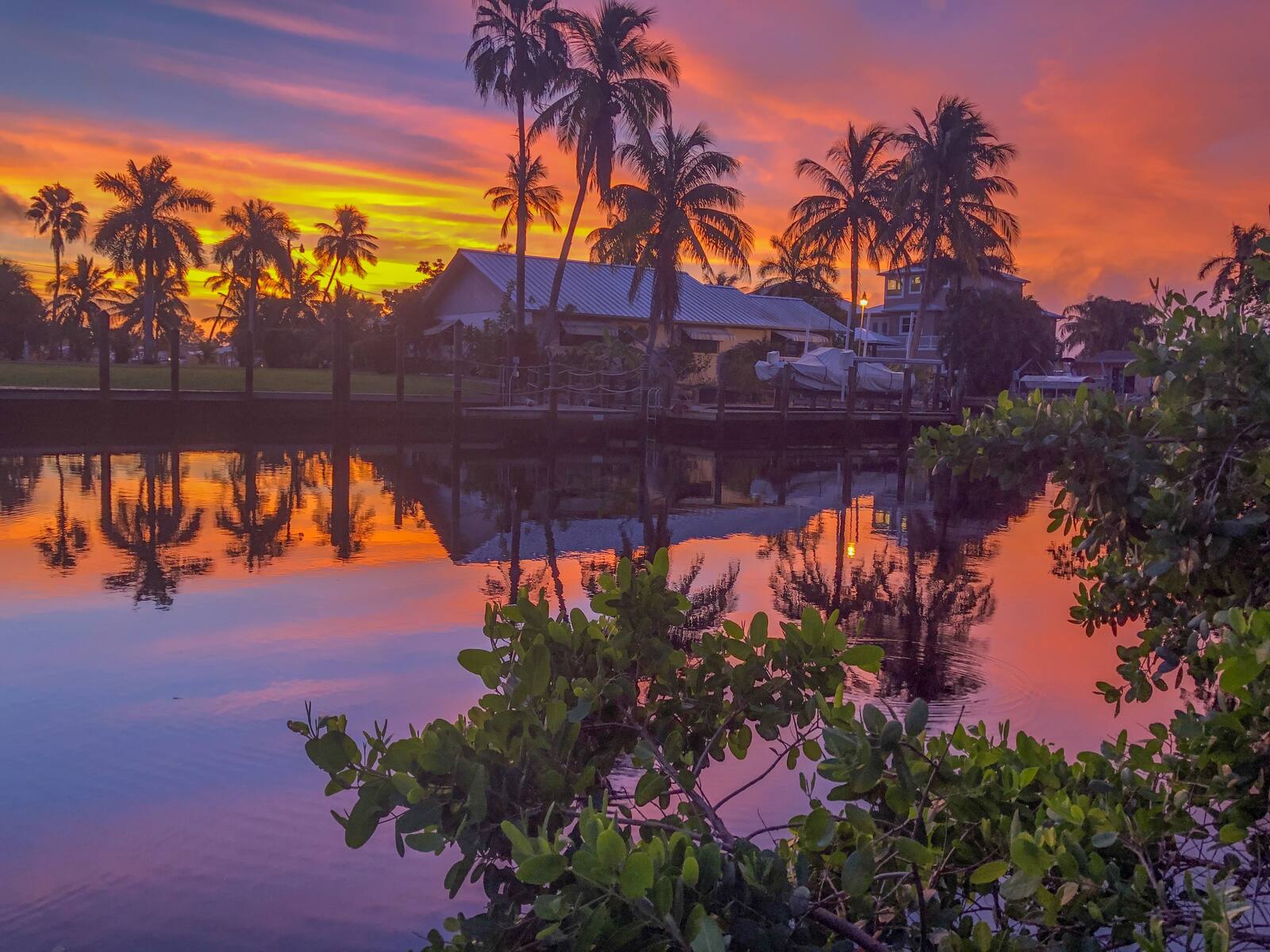 New construction area in North Fort Myers, Florida